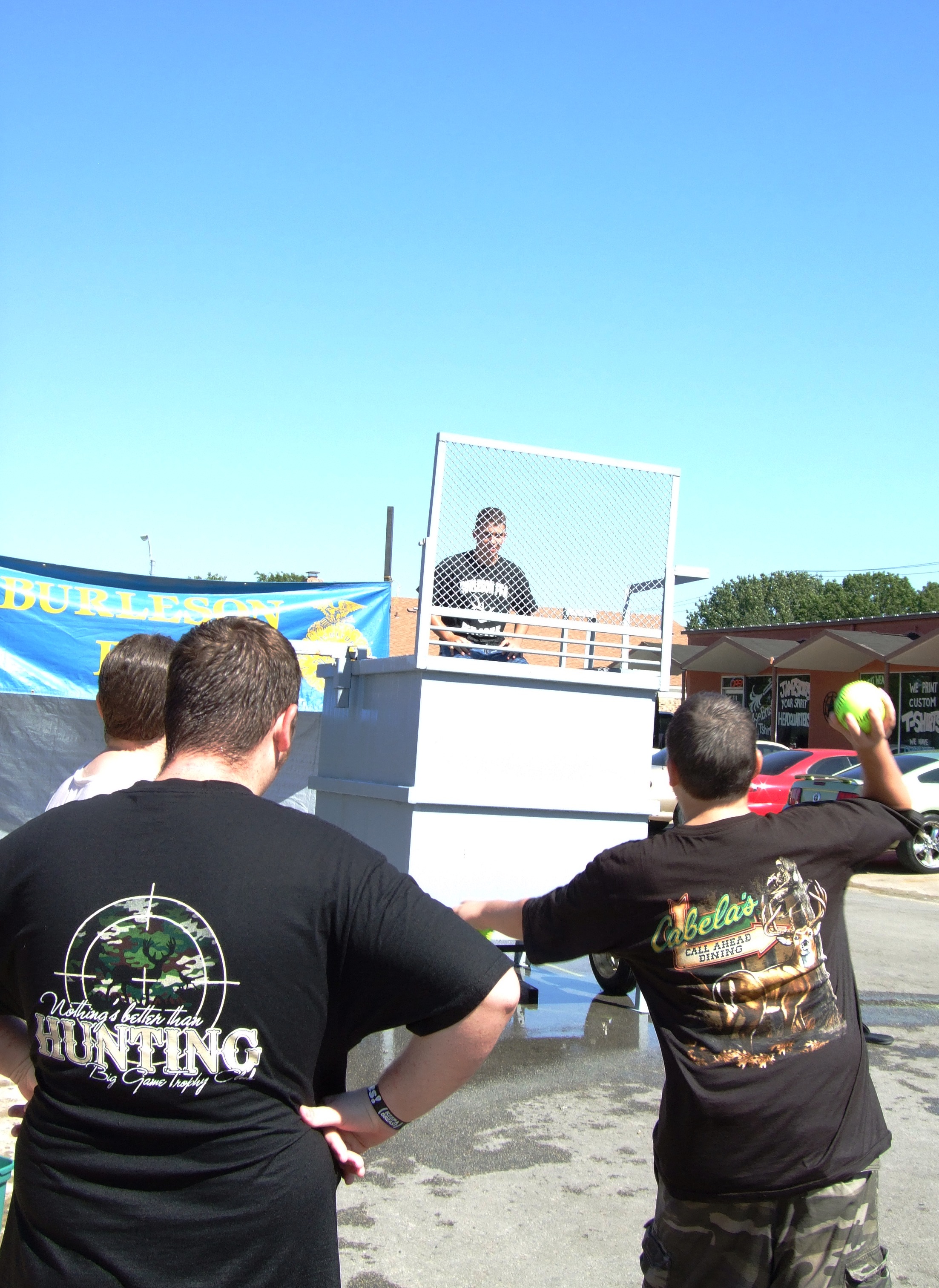 photo of dunking booth